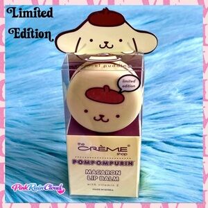 Crème Shop x Sanrio Caramel Pudding Pompompurin Macaron Lip Balm Limited Edition